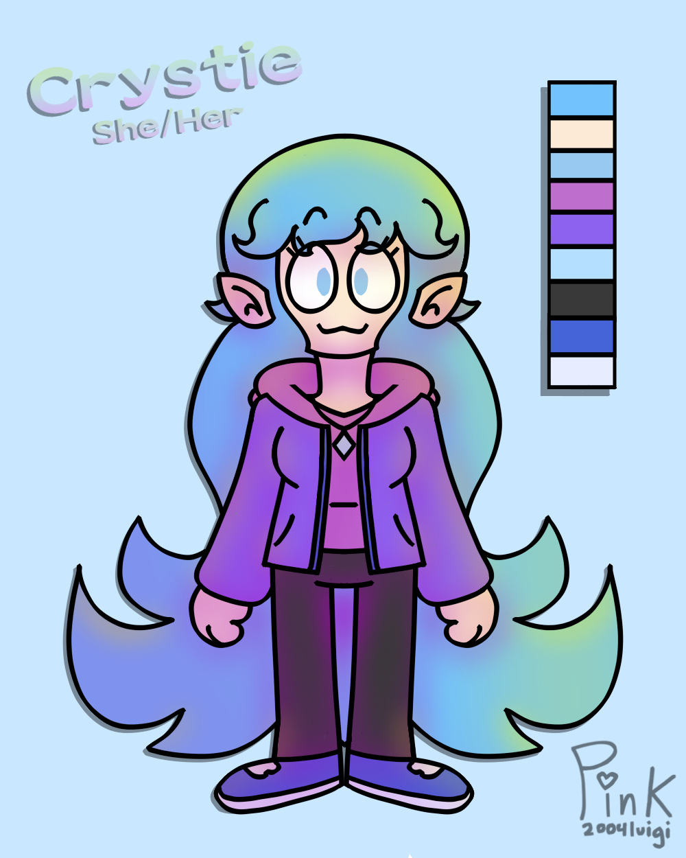 OC Reference - Crystie